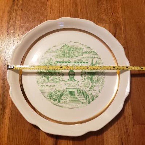 Vintage Lincoln's Birthplace Commemorative Plate - Picture 4 of 4